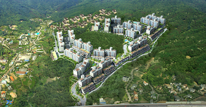 용인 신봉 광교산한양수자인 더킨포크 이미지