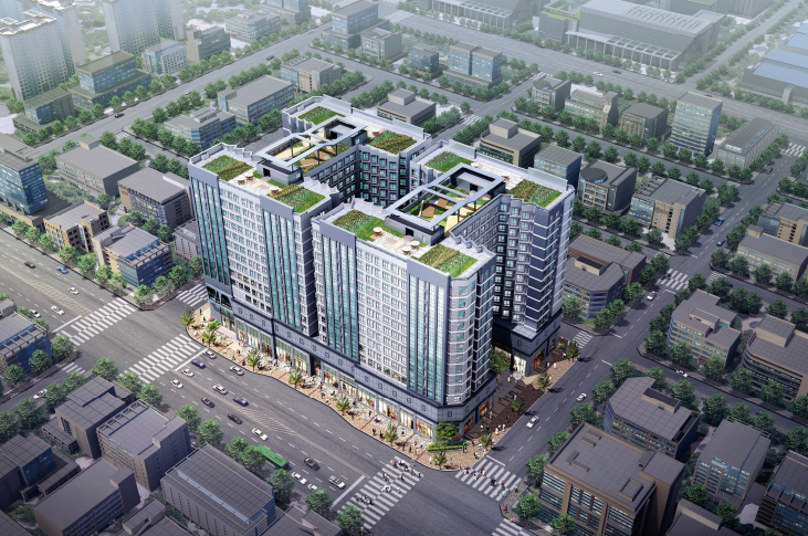 충남 천안시 서북구 두정동 대림아크로텔 이미지